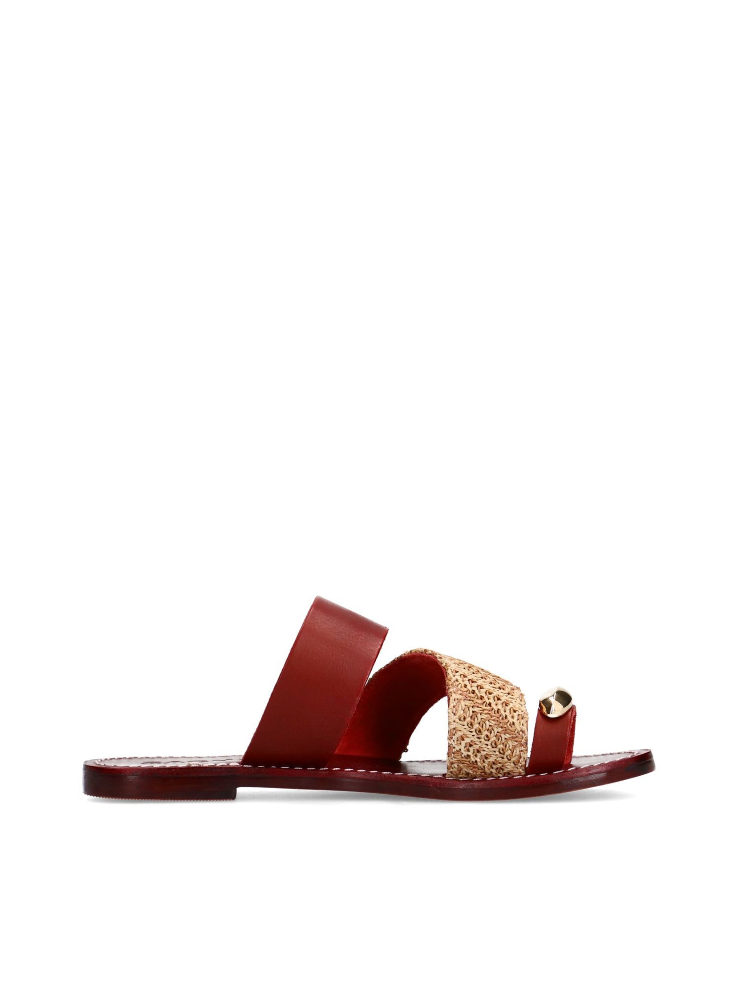 SACHA T-Bar Sandals in Red