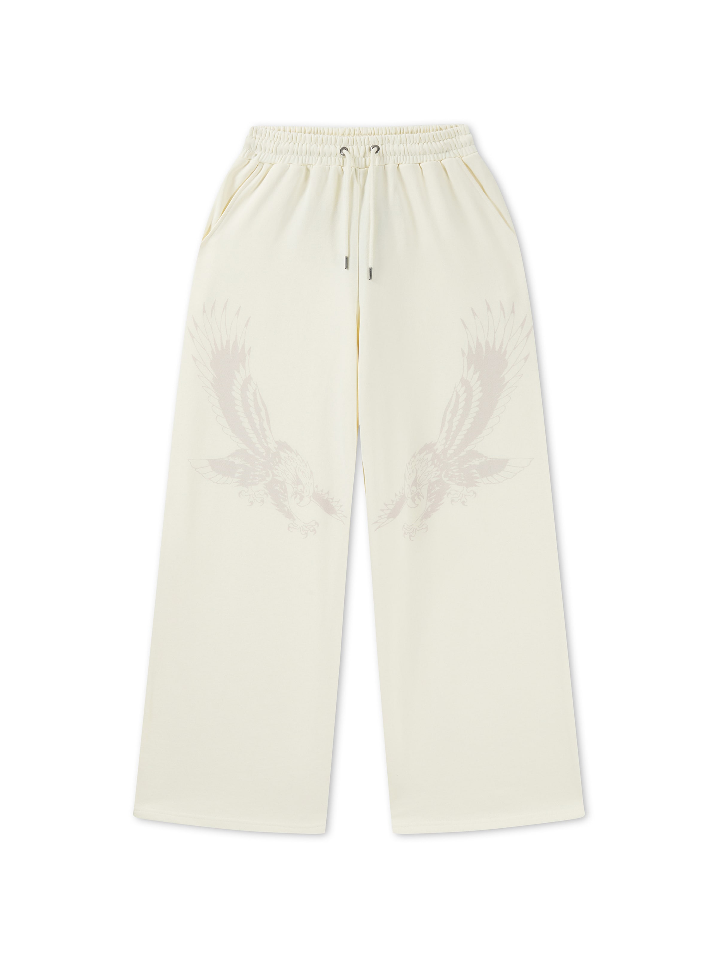 Ed Hardy Hose 'Flying Eagle' in creme, Produktansicht