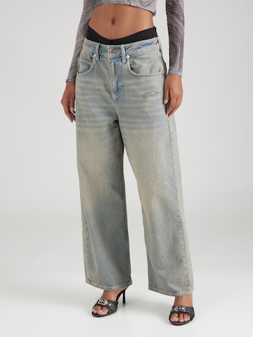 BDG Urban Outfitters Wide leg Jeans 'Jaya' in Blue: front