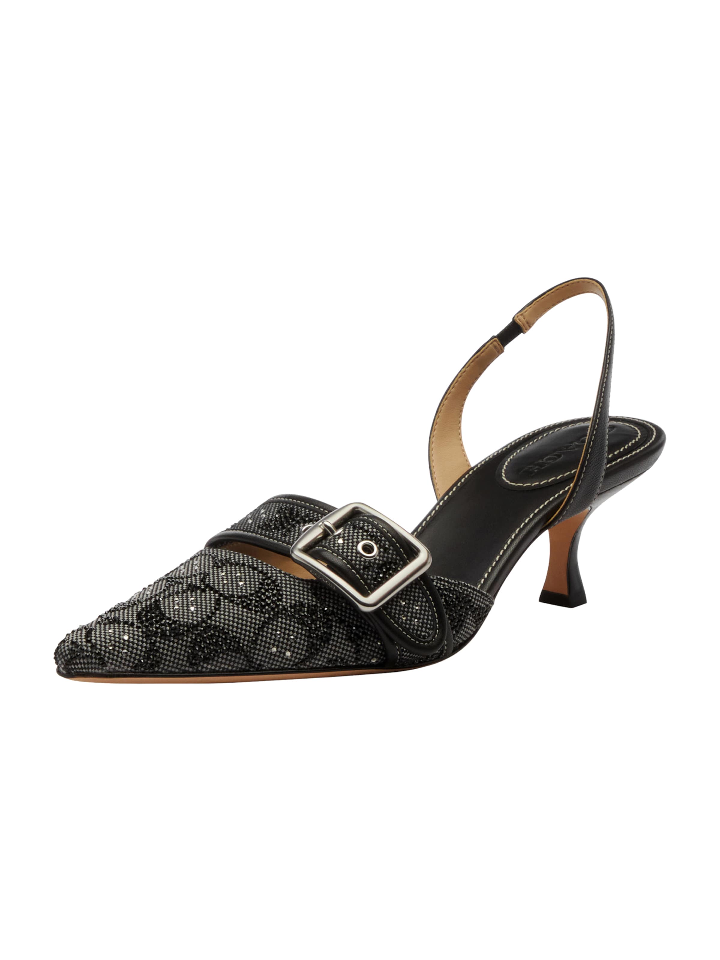 COACH - Zapatos destalonado 'Margot' en negro: frente