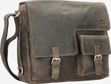 Greenland Nature Document Bag in Brown