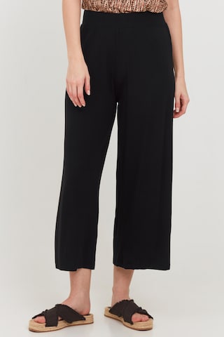 b.young Loose fit Trousers in Black: front