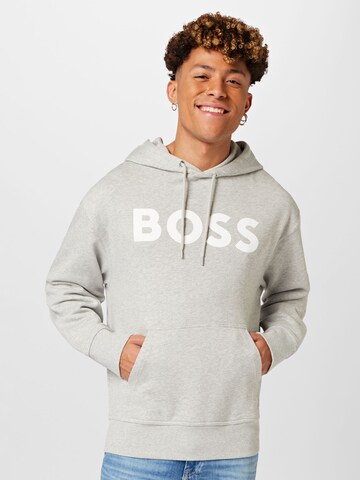 BOSS Sweatshirt in Grey: front