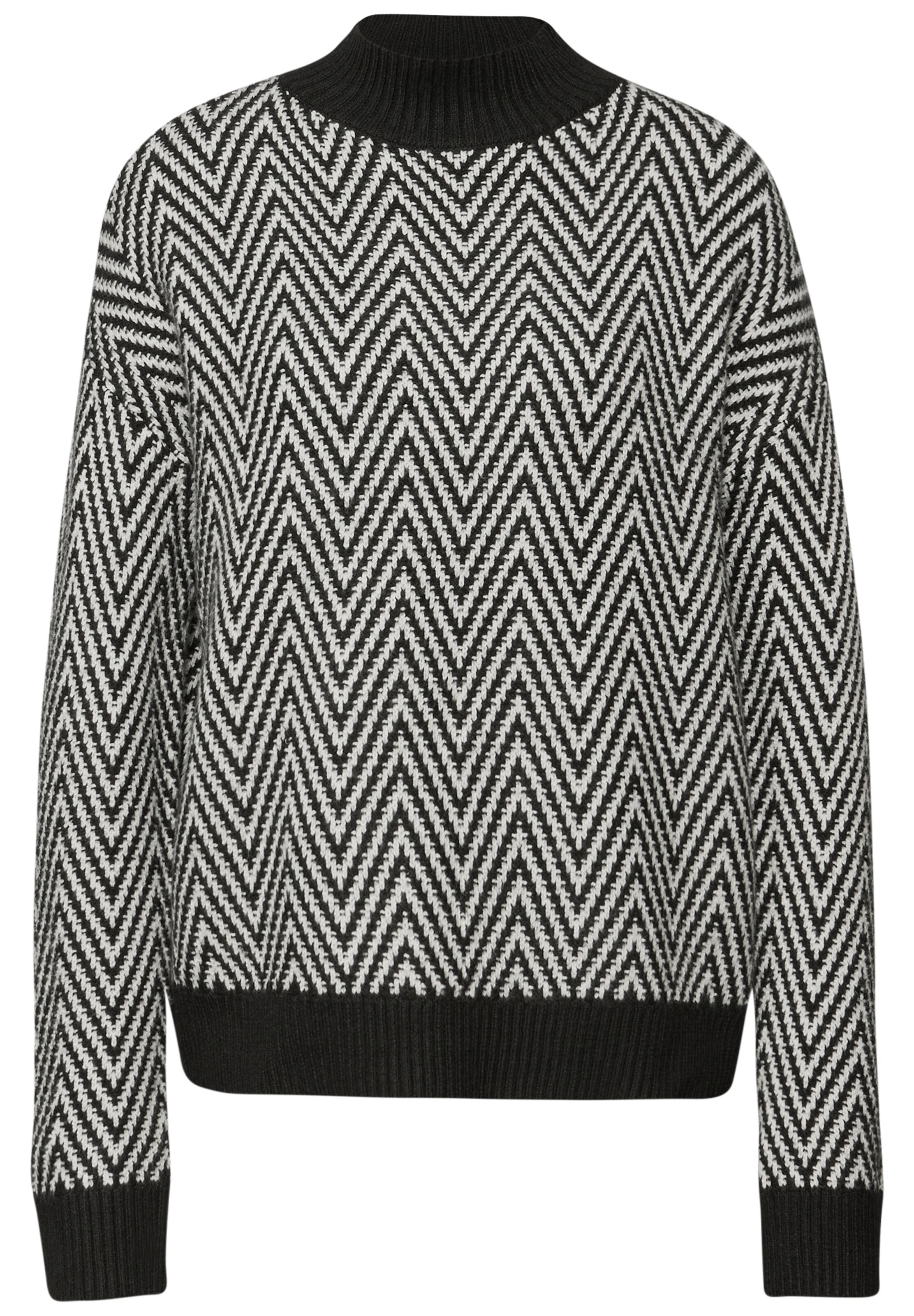 STREET ONE Pullover in Schwarz: Vorderseite