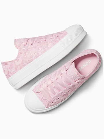 CONVERSE Sneakers laag 'Converse Chuck Taylor All Star Lift' in Roze