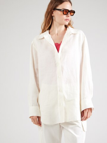 Camicia da donna 'Salova' di Samsøe Samsøe in beige: frontale