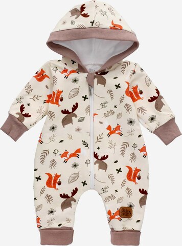 Ensemble ' Tierwelten ' Baby Sweets en beige : devant