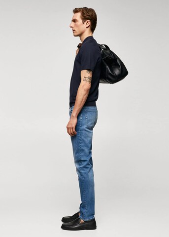 MANGO MAN Slimfit Jeans 'Jan' in Blauw