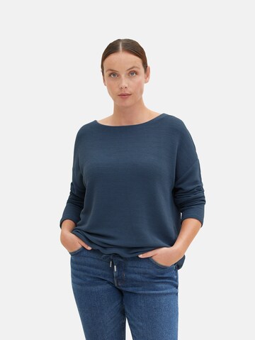 Tom Tailor Women + - Sweatshirt em azul