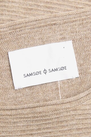 Samsøe Samsøe Baumwoll-Pullover M in Beige