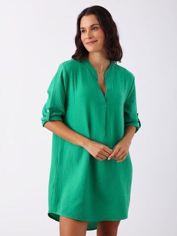 Zwillingsherz Tunic 'Amelie' in Green: front