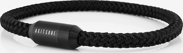 Akitsune Bracelet 'Silvus' in Black: front