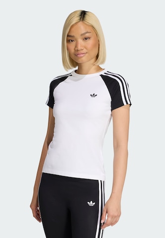 ADIDAS ORIGINALS Shirt in White: front