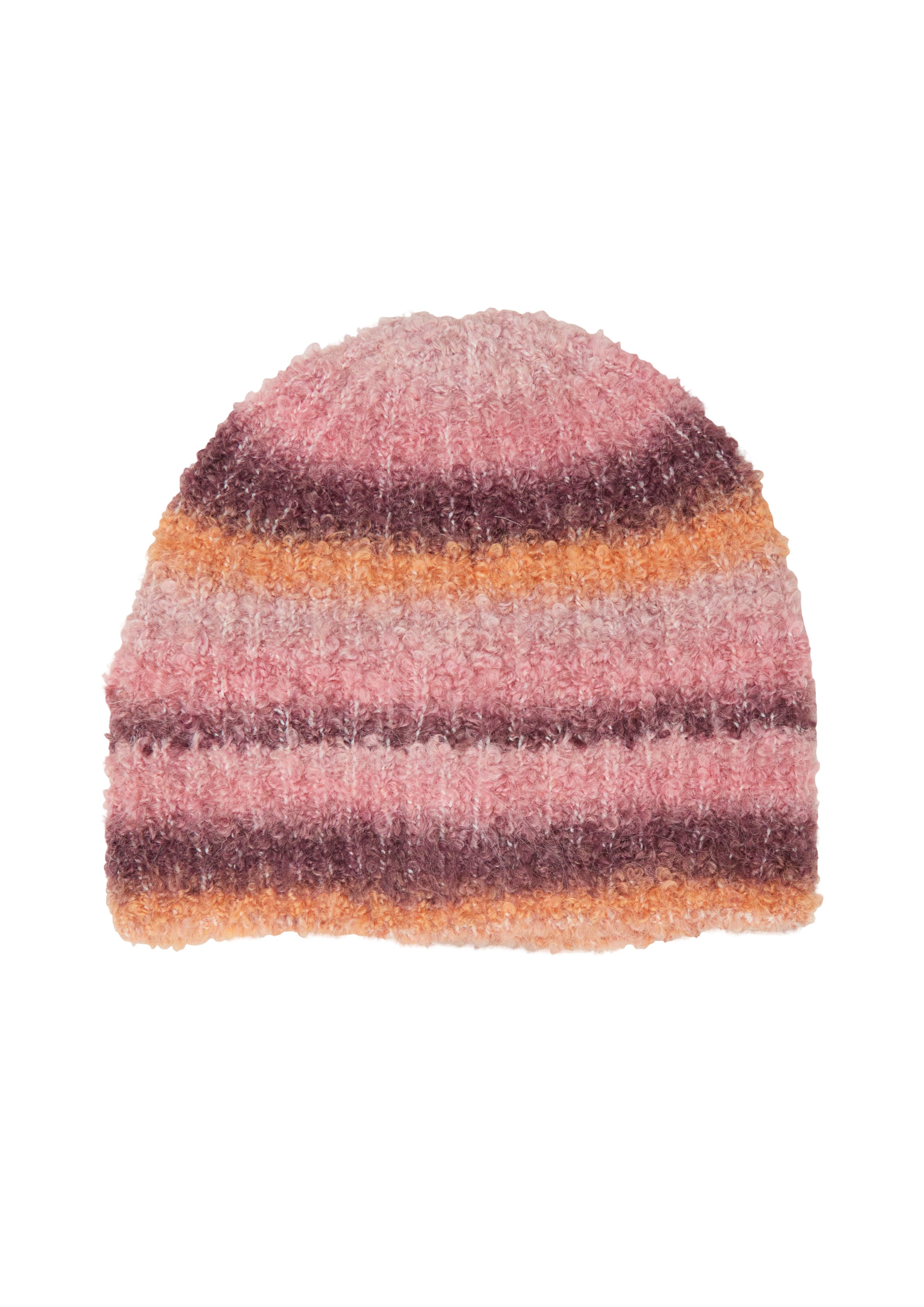 s.Oliver Mütze in 51 in brombeer / orange / rosa / altrosa, Produktansicht