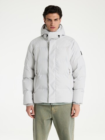 CHASIN' Winterjacke in Grau: Vorderseite