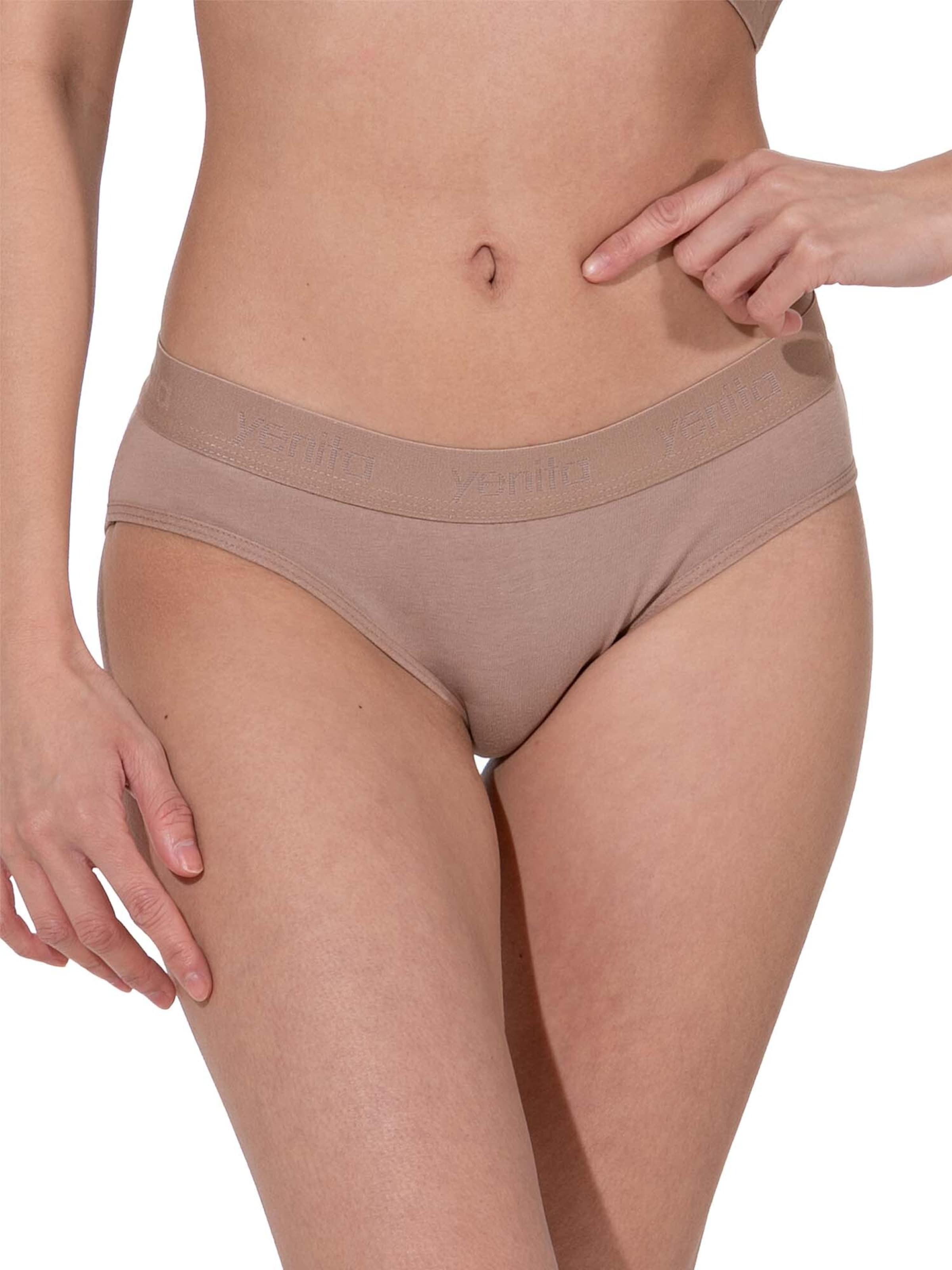 Yenita Slip ' Damen Slips mit elastischem Logobund ' in Gemengde kleuren: voorkant