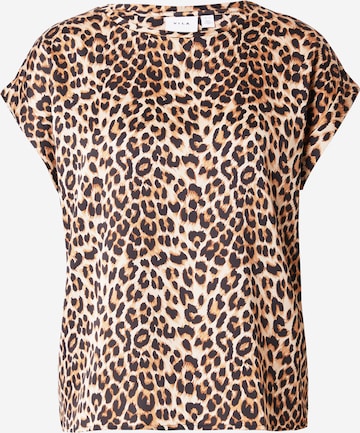 VILA Bluse 'VIEllette' i brun: forside