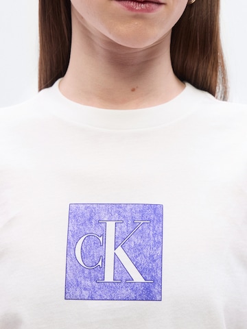 Calvin Klein Jeans Koszulka w kolorze biały