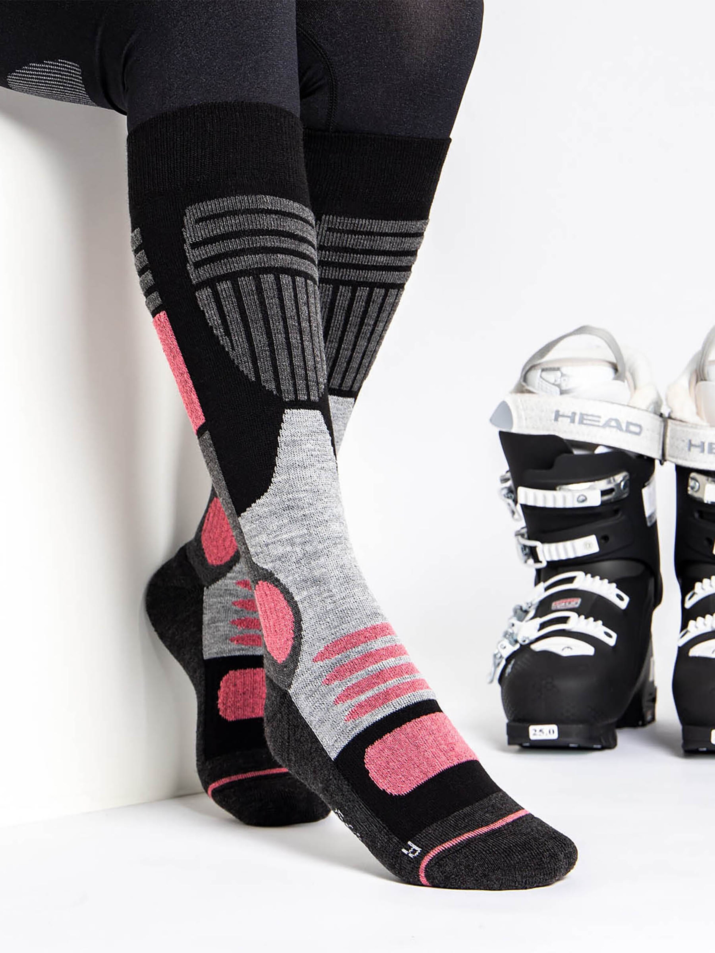 Chaussettes de sport 'Ski Maria' Occulto en gris : devant