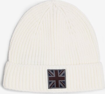 Finshley & Harding London Beanie in Beige: front