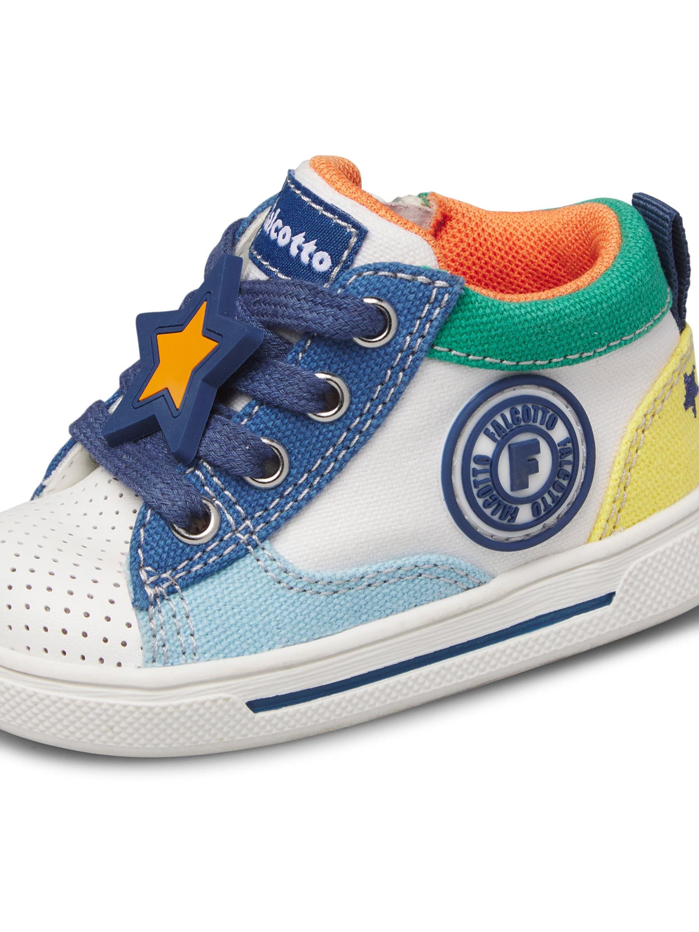 Baskets 'SHIN ZIP.' Falcotto en bleu