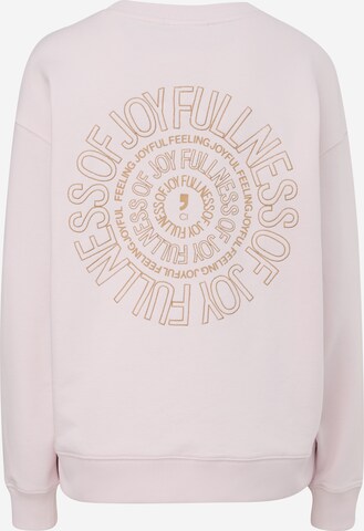 Sweat-shirt comma casual identity en rose : derrière