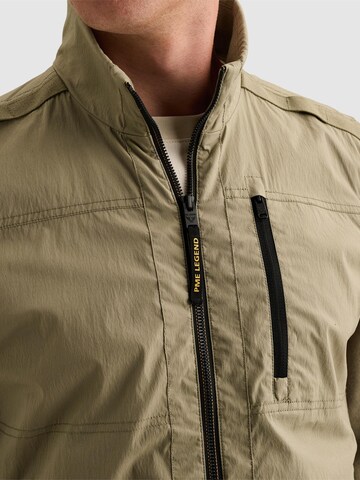Giacca di mezza stagione 'Hybrid jacket with zipper closure and side pockets' di PME Legend in verde