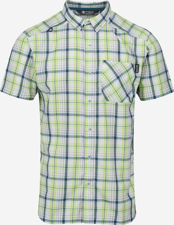 REGATTA Athletic Button Up Shirt 'Mindano IV' in Green: front