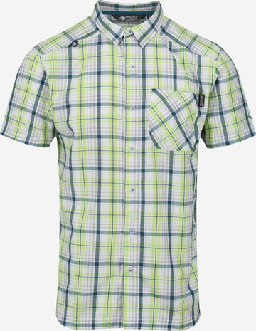 REGATTA Regular fit Athletic Button Up Shirt 'Mindano IV' in Green: front