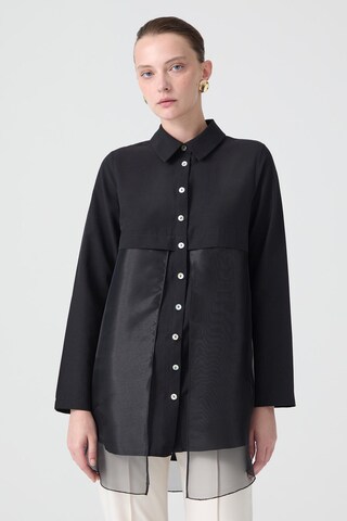 Touche Prive Bluse in Schwarz: Vorderseite