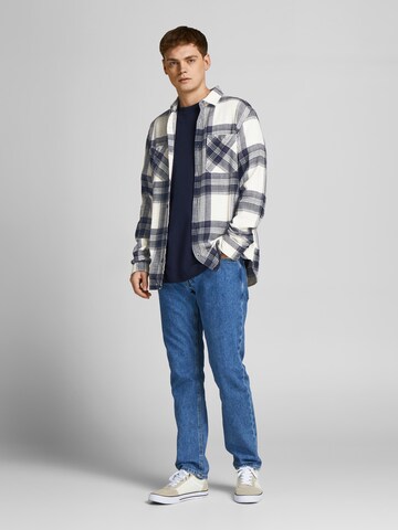 JACK & JONES - Ajuste regular Camisa 'FINDER' en azul