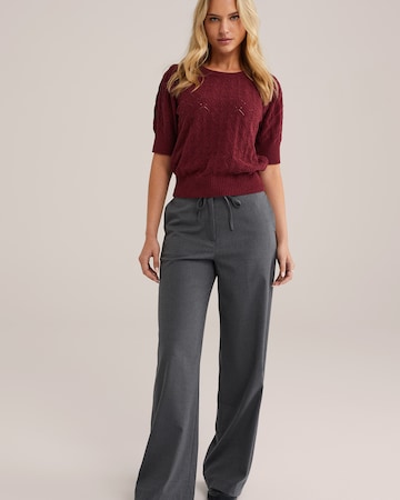 WE Fashion Pulover | rdeča barva