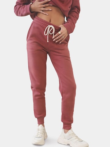 Regular Pantalon Ombre en rose