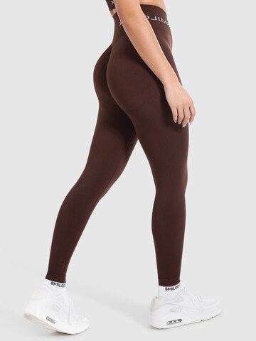 Skinny Pantalon de sport 'Azura' Smilodox en marron