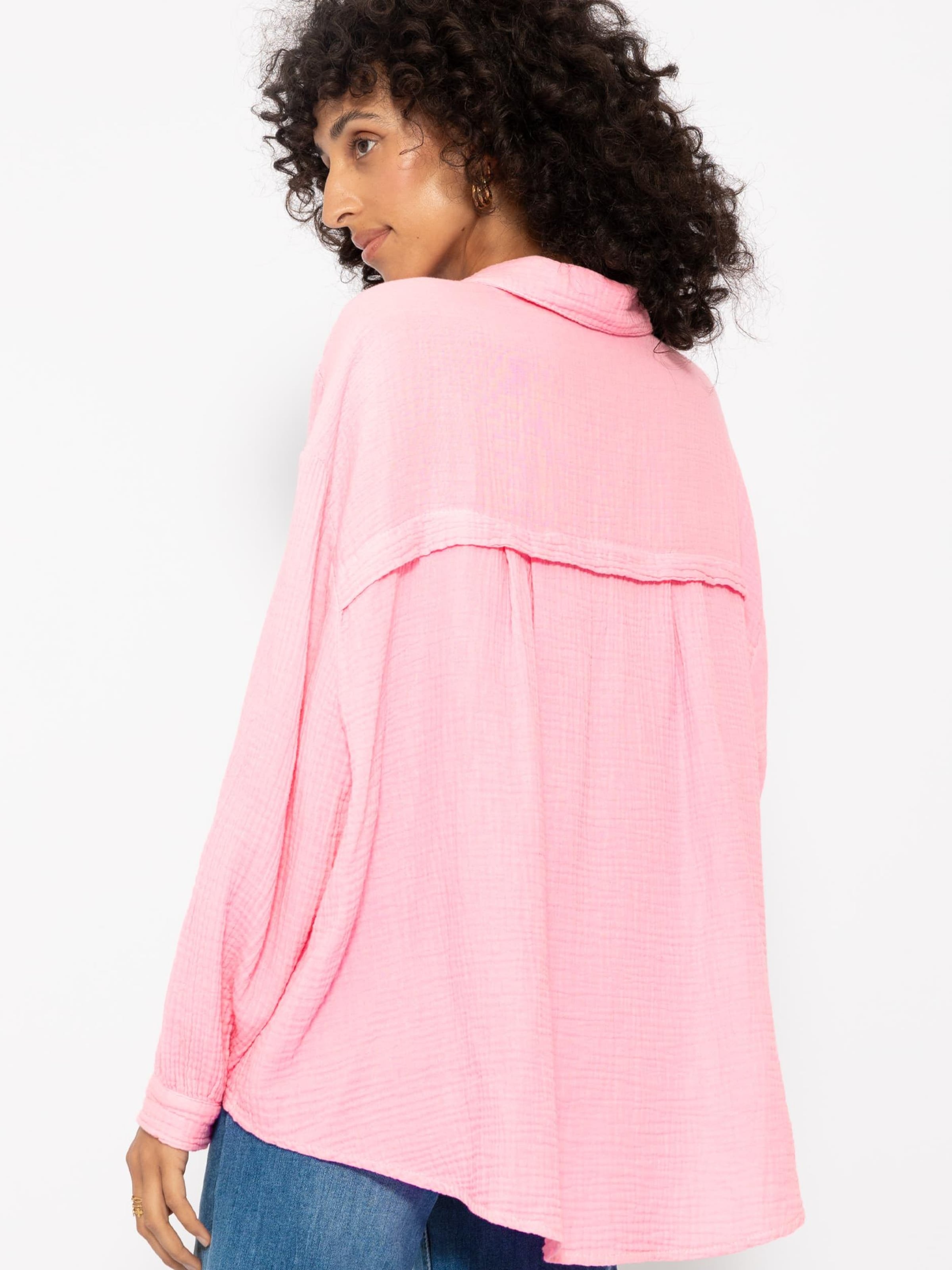 SASSYCLASSY Bluse 'kürzere Variante'‌‌‌‌ in Pink