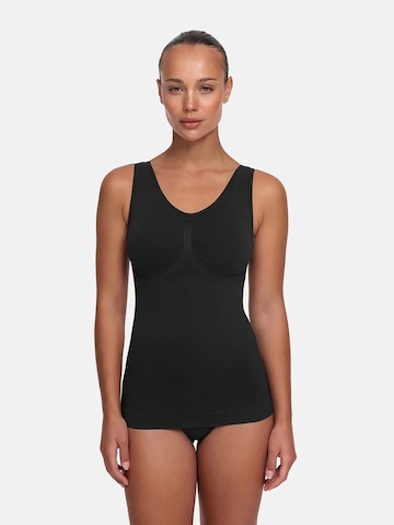 Haut modelant 'Figurformendes Shapewear Tanktop' cfab en noir : devant