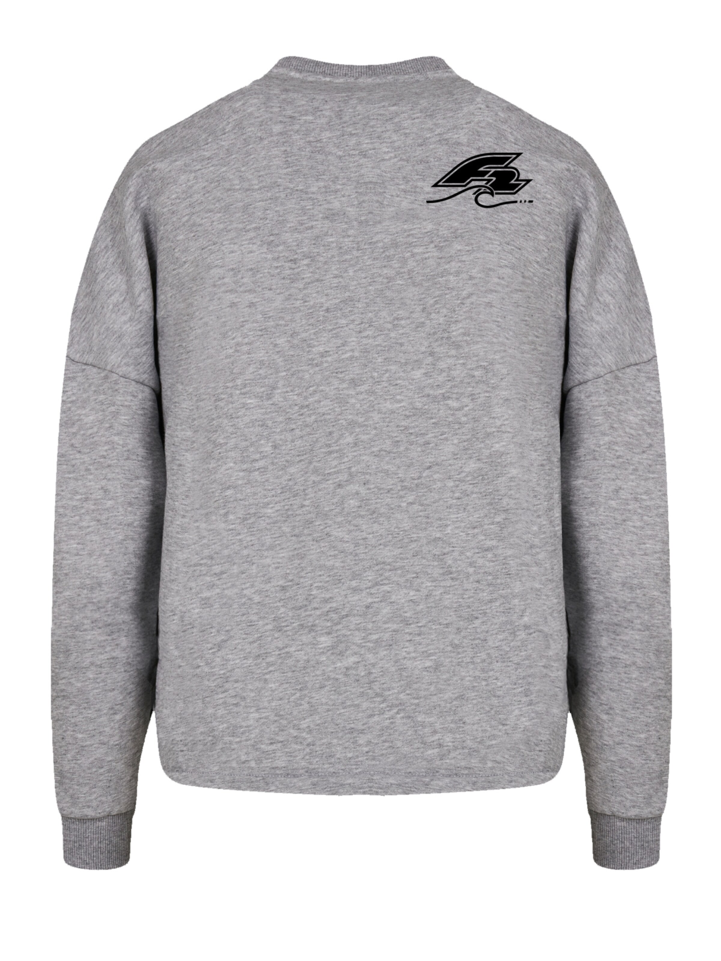 F2 Sweatshirt 'Be Free Surfer Style Sommer' in Grau