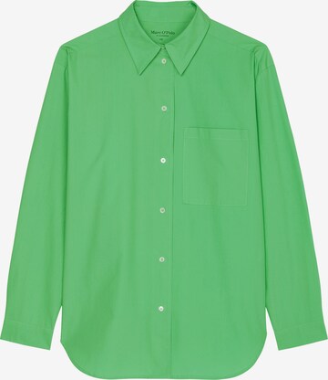 Marc O'Polo Blouse in Groen: voorkant