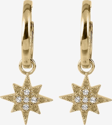 Jacques Lemans Earrings in Yellow: front