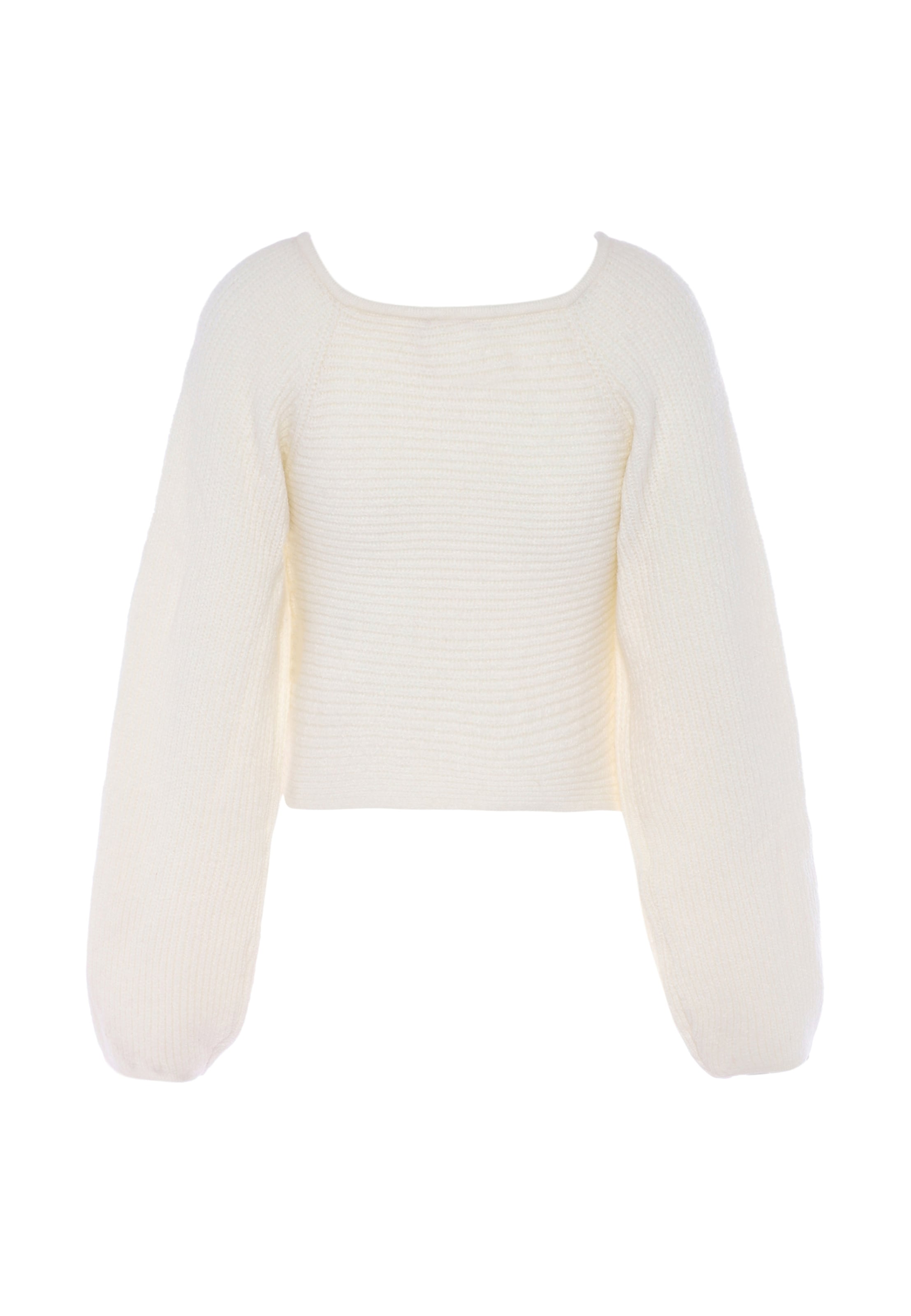 aleva - Pullover em branco