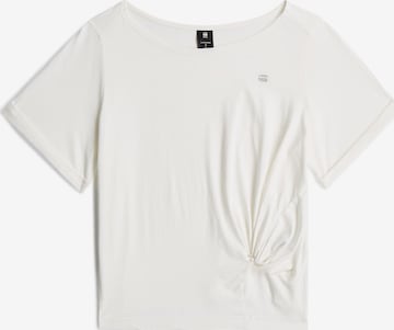 T-shirt G-STAR en blanc : devant
