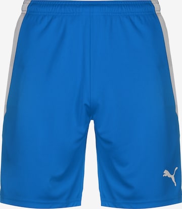 PUMA Workout Pants 'TeamLIGA' in Blue: front