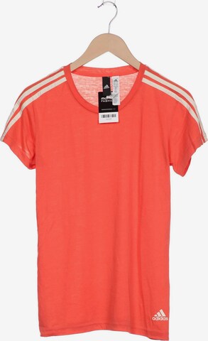 ADIDAS PERFORMANCE T-Shirt M in Orange: predná strana
