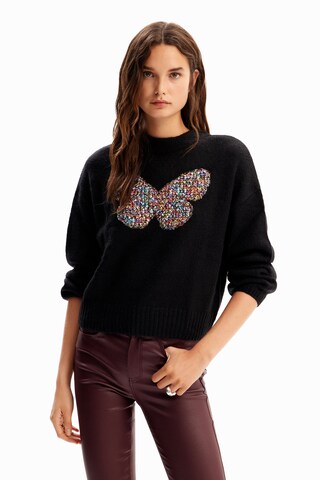 Pullover di Desigual in nero: frontale