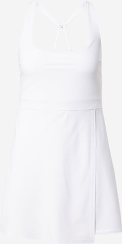 Robe Abercrombie & Fitch en blanc : devant