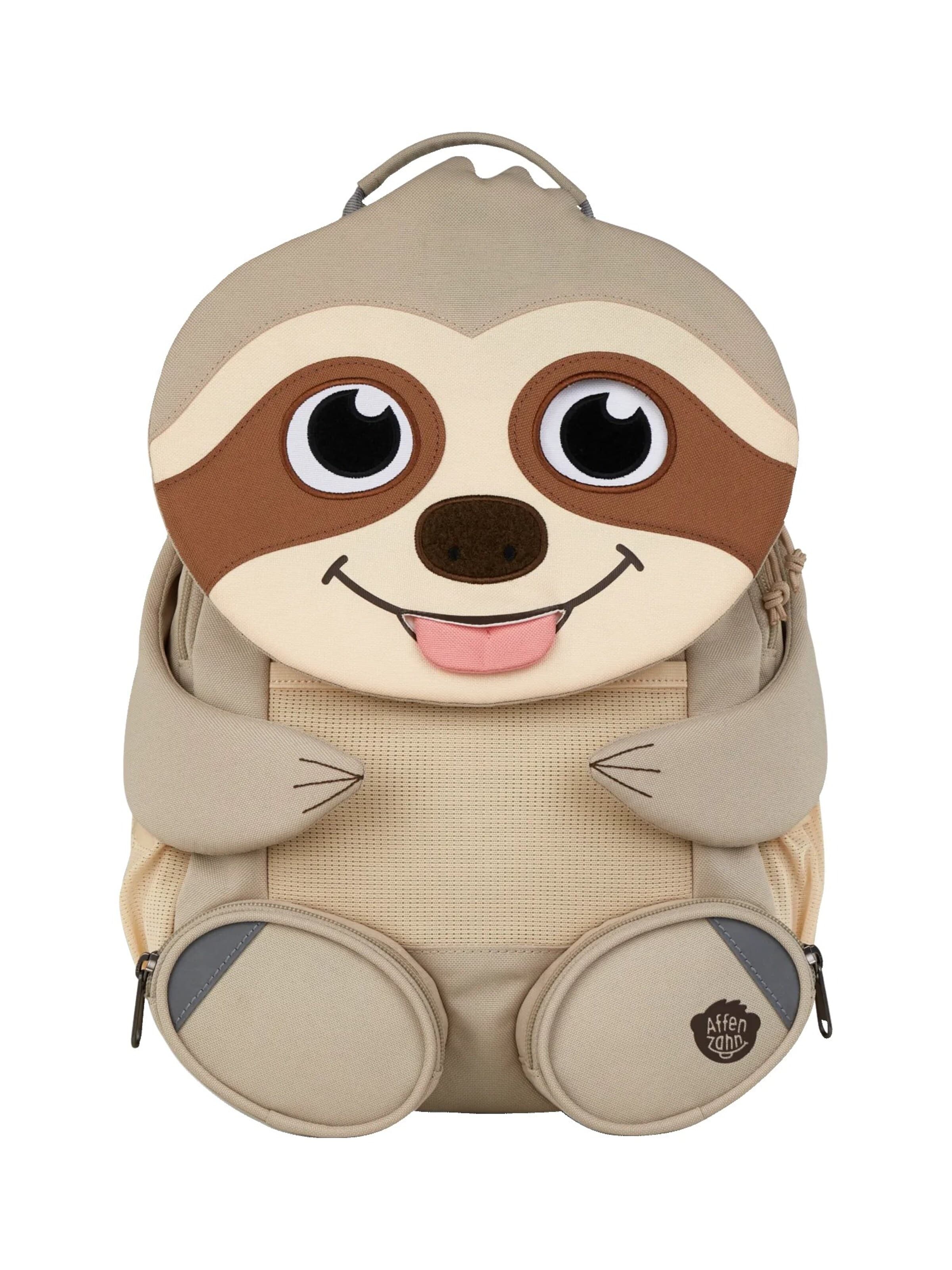 Affenzahn Backpack 'Großer Freund' in Grey: front
