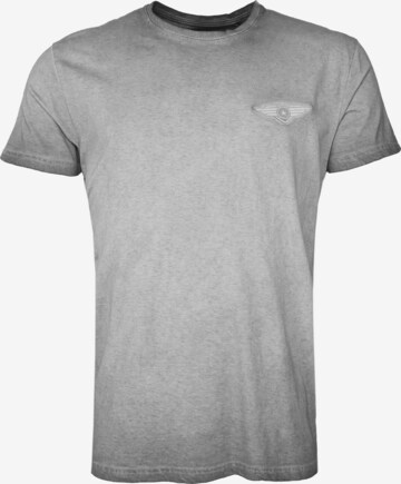 TOP GUN Shirt in Grey: front