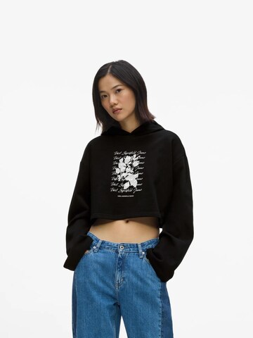 KARL LAGERFELD JEANS Sweatshirt in Black: front