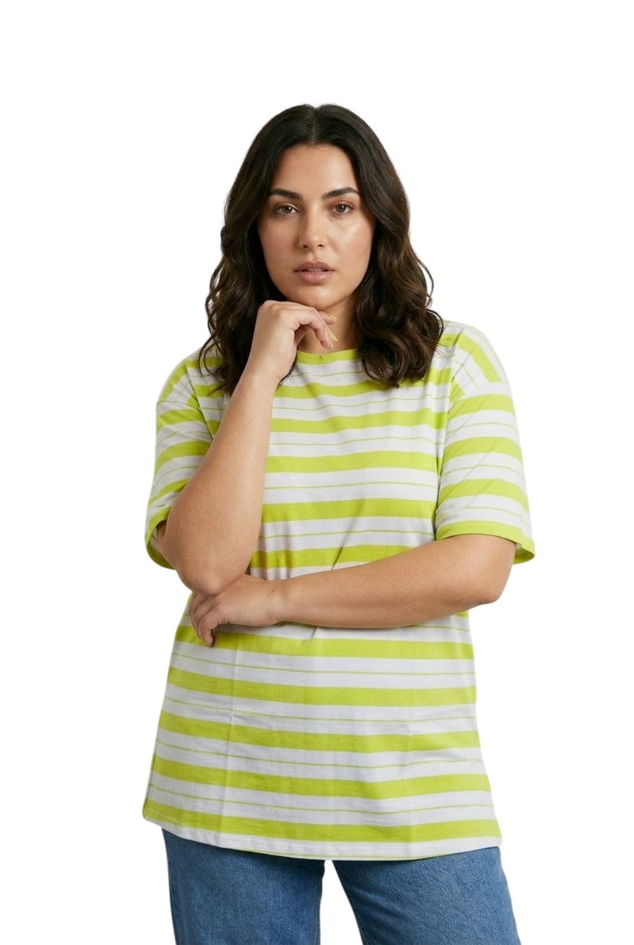 T-shirt Stil Diva en vert : devant