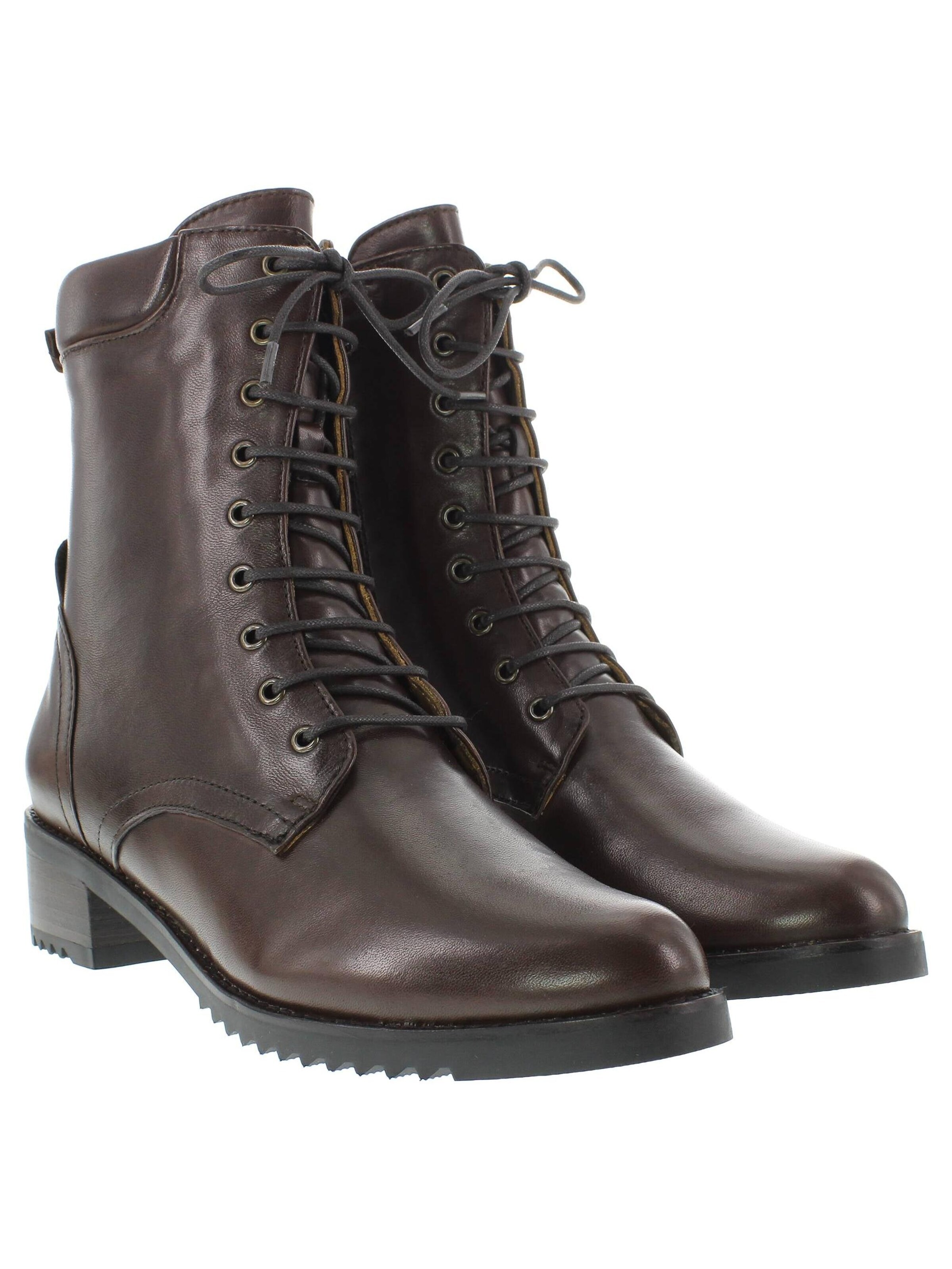 Everybody Lace-Up Ankle Boots 'BIONDA' in Brown